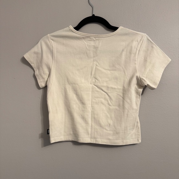 NWT Vans Cream Cherry Cropped T-Shirt size S - Picture 3 of 3